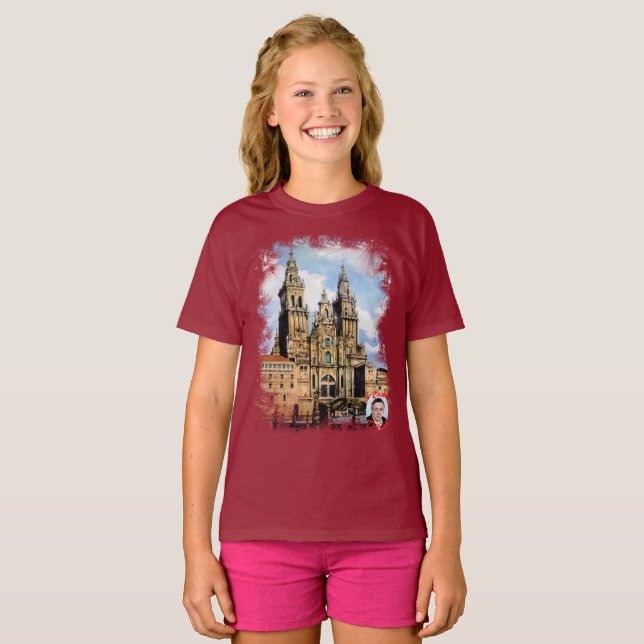 Camiseta Catedral de Santiago de Compostela (Frente Completa)