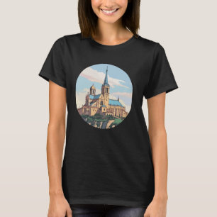 Camiseta Catedral Notre Dame De La Garde Ilustração Desi