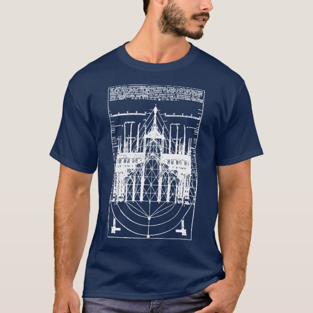 Camiseta Catedral Vitruviana de Milão 1521 (Frente)