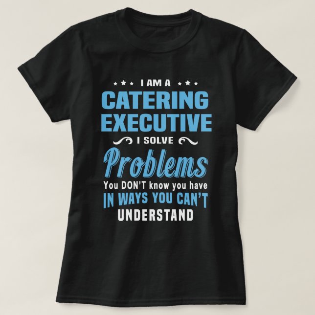 Camiseta Catering Executive (Frente do Design)