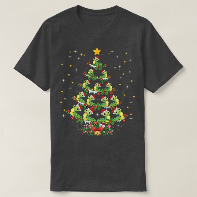 Camiseta Caterpilar Lover Xmas Santa Hat Caterpilar Chris (Frente do Design)