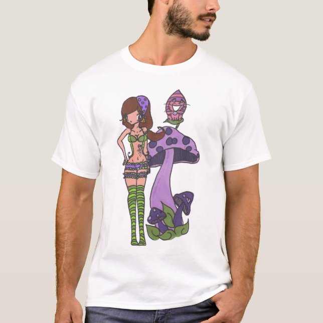 Camiseta Caterpillar e Cheshire (Frente)