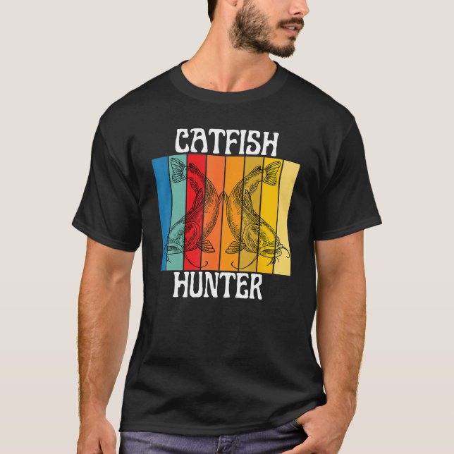 Camiseta Catfish Catfish Hunter Fishing Man Woman Children (Frente)