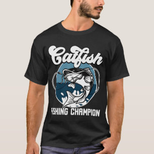 Camiseta Catfish Fisheries Champy A Pescador E Pesca