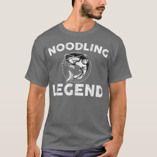 Camiseta Catfish Noodling Legend Design Catfishing Fishing 