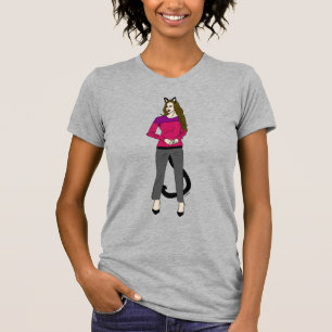 Camiseta catgirl