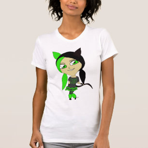 Camiseta catgirl chibi