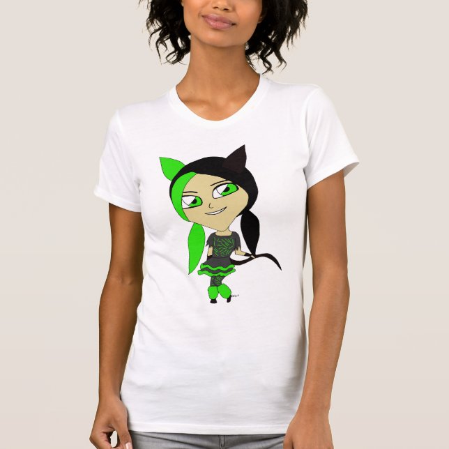 Camiseta catgirl chibi (Frente)