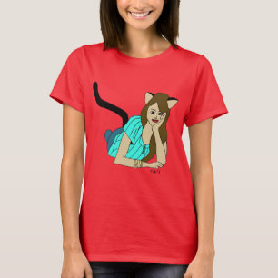 Camiseta catgirl T-Shirt