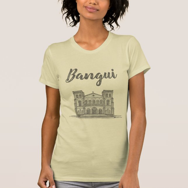 Camiseta Cathédrale Notre-Dame, Bangui, C.A.R. (Frente)