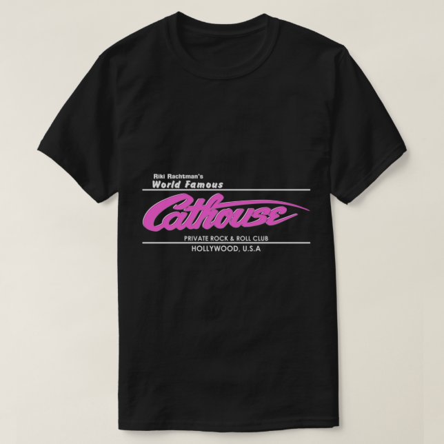 Camiseta Cathouse Rock n Roll Club Essential T-Shirt (Frente do Design)