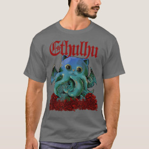 Camiseta Cathulhu Funny Cute Cathulhu Kawaii Cat 