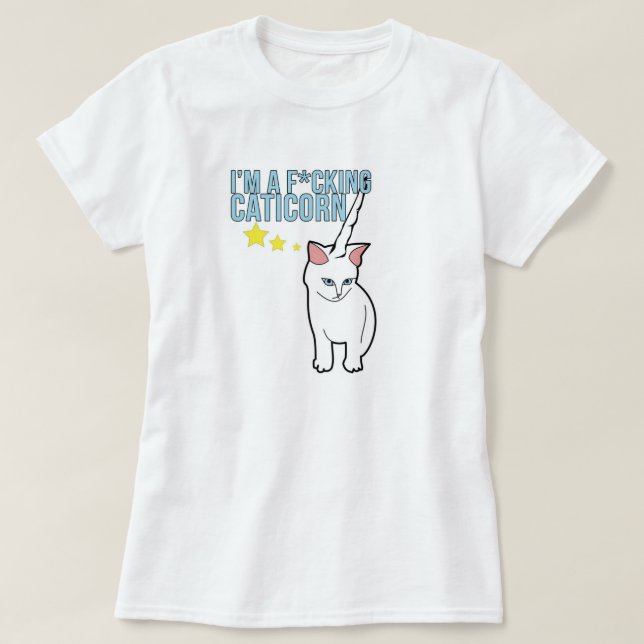 Camiseta Caticorn (Frente do Design)