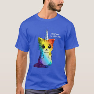 Camiseta Caticorn T Unicorn Cat Kittycorn Girls Rainb