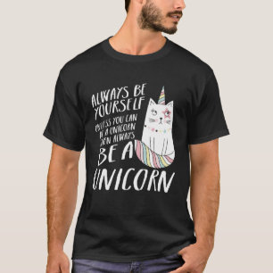 Camiseta Caticorn Unicorn Cat Kittycorn Girls Rainbo
