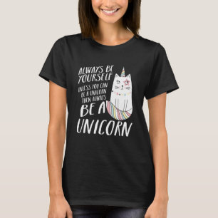 Camiseta Caticorn Unicorn Cat Kittycorn Girls Rainbo