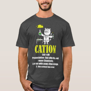 Camiseta Cation Cut Engraçado Science Cat Pawsilement Eleme