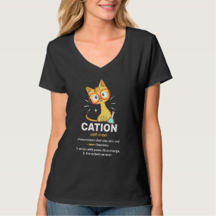 Camiseta Cation Cute Science Cat Pawsitive Element Chemipis