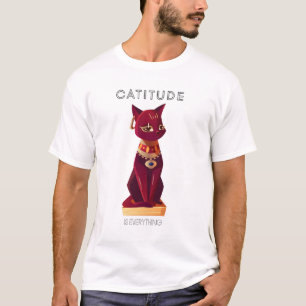 Camiseta CATITUDE é tudo T-Shirt