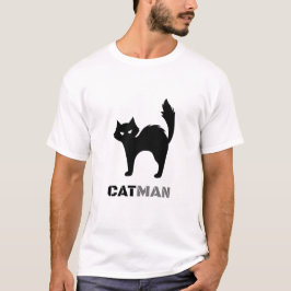Camiseta CatMan – Funny Cool Cat T-Shirt for Pet Lovers