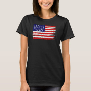 Camiseta Catmerica Cat Flag Independence Day Us Flag Americ