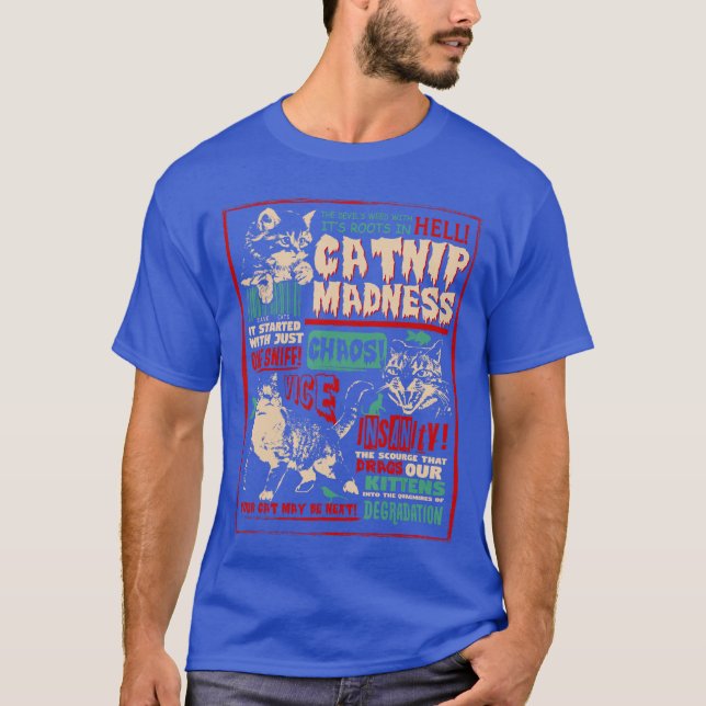 Camiseta Catnip Madness Cute Kitten Cat Lover Gift Cat Owne (Frente)
