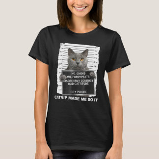 Camiseta Catnip Me Fez Fazer Isso