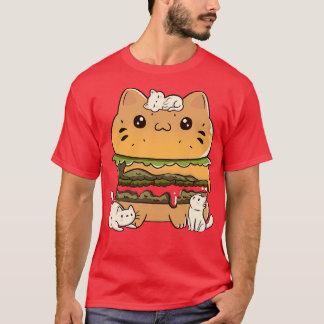 Camiseta Catnivore Diet Engraçado Cat Vermelho por Tobe Fon
