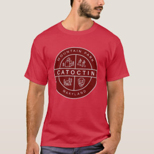 Camiseta Catoctin Mountain Park Logotipo Heráldico Ativo