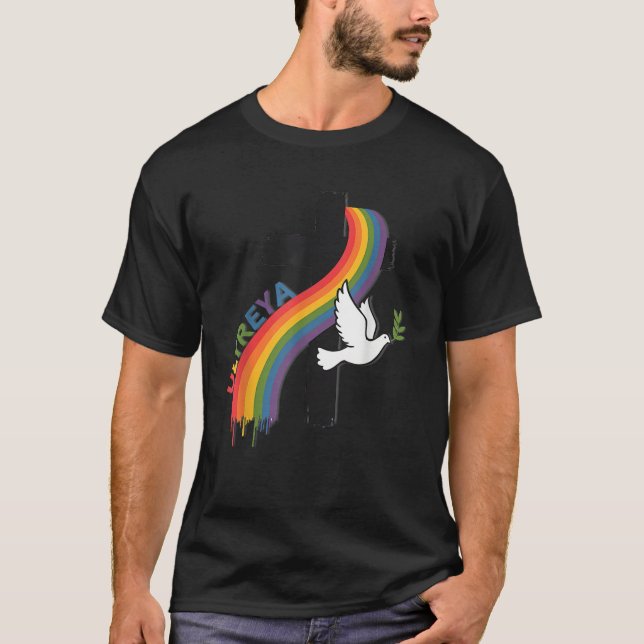 Camiseta Católica DeColores Cursillo Rainbow (Frente)