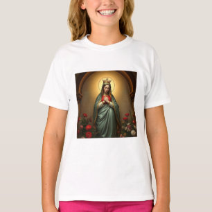 Camiseta Católica Feminina Rainha do Céu