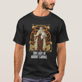 Camiseta Católica Nossa Senhora do Monte Carmel Marian