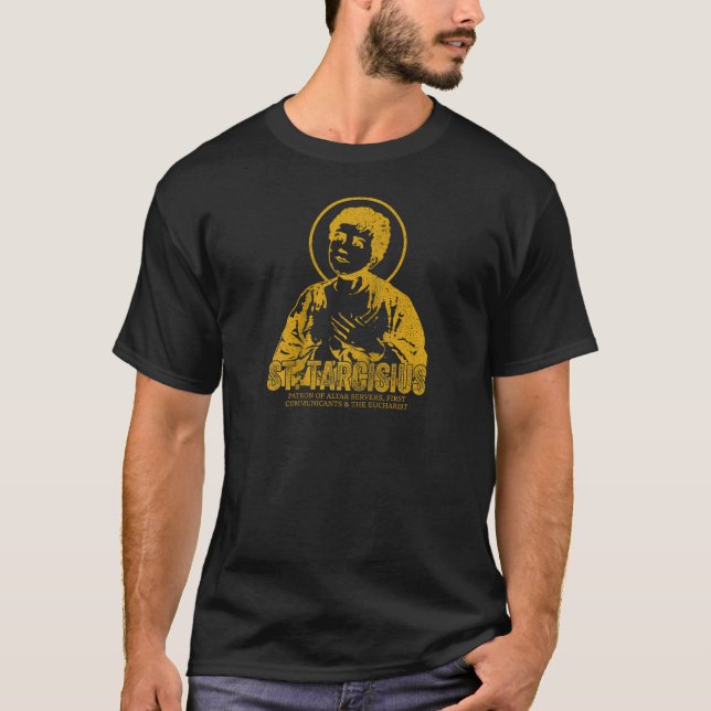 Camiseta Catolicismo Ruas Douradas Tarcisius Jesus Caça Cri (Frente)