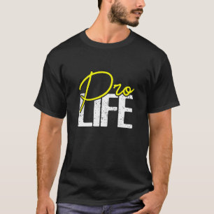 Camiseta Católico Anti Aborto da Geração Pró Vida Vintage
