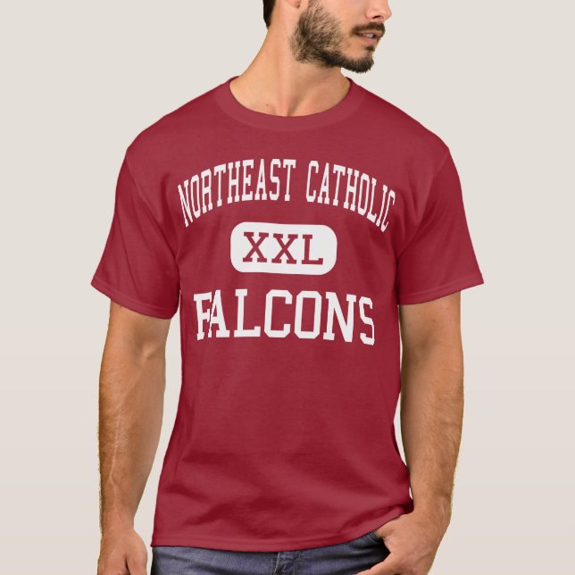 Camiseta Católico do nordeste - Falcons - alto - (Frente)