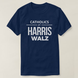 Camiseta Católicos para Harris Walz