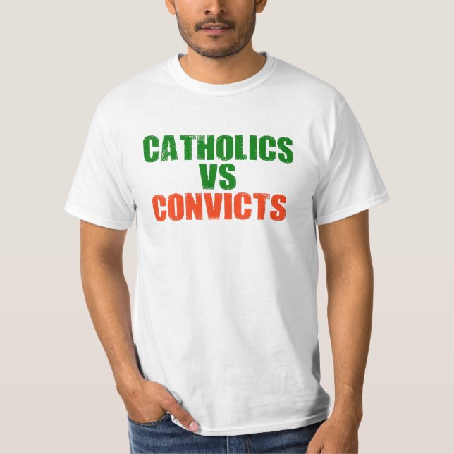 Camiseta Católicos vs condenados (Frente)