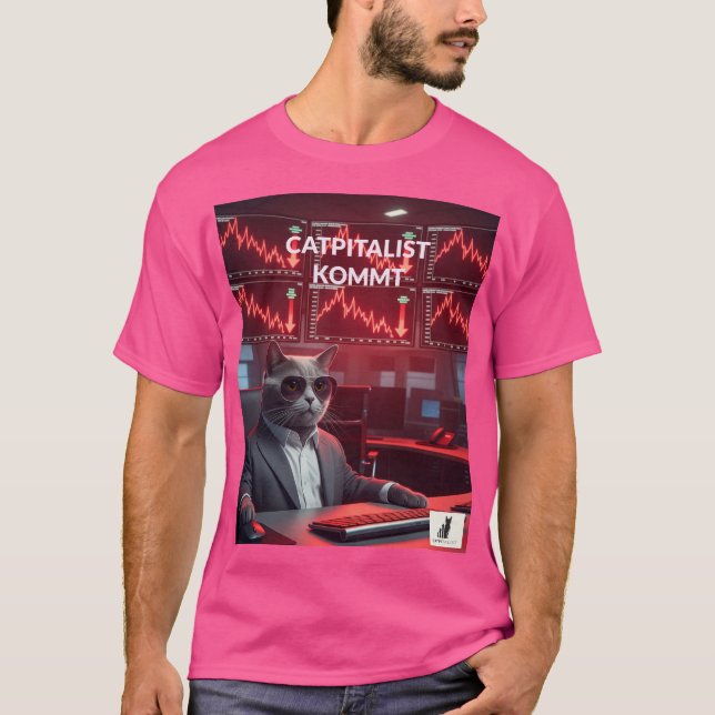 Camiseta Catpitalista: Marktcrash-Komödie - Lustiges Finanz (Frente)