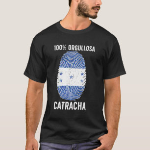 Camiseta Catracha Latina Hondurenan Rapariga Honduras Mulhe