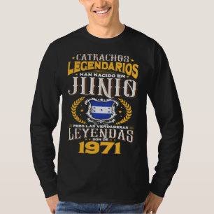 Camiseta Catrachos lendários são de junho 1971 Honduras f