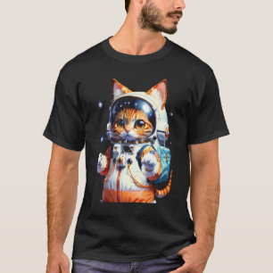 Camiseta Catronauta Gato Astronauta gato espacial 3