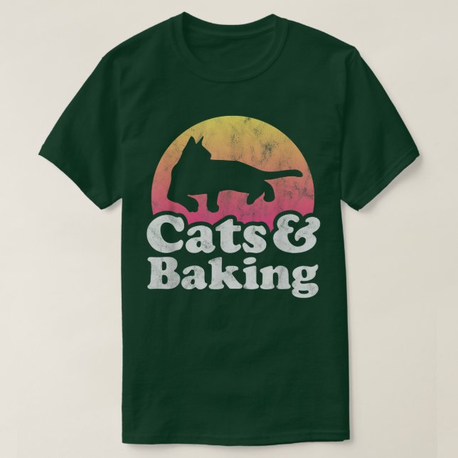 Camiseta Cats and Baking Men's or Women's Cat and Baking  (Frente do Design)
