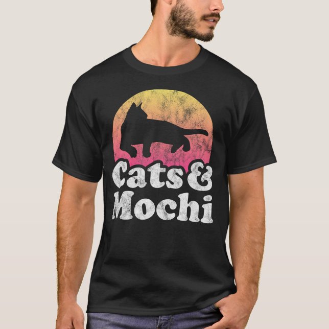 Camiseta Cats and Mochi Men's or Women's Cat and Mochi (Frente)