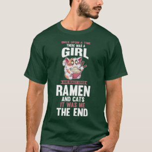 Camiseta Cats Anime Ramen