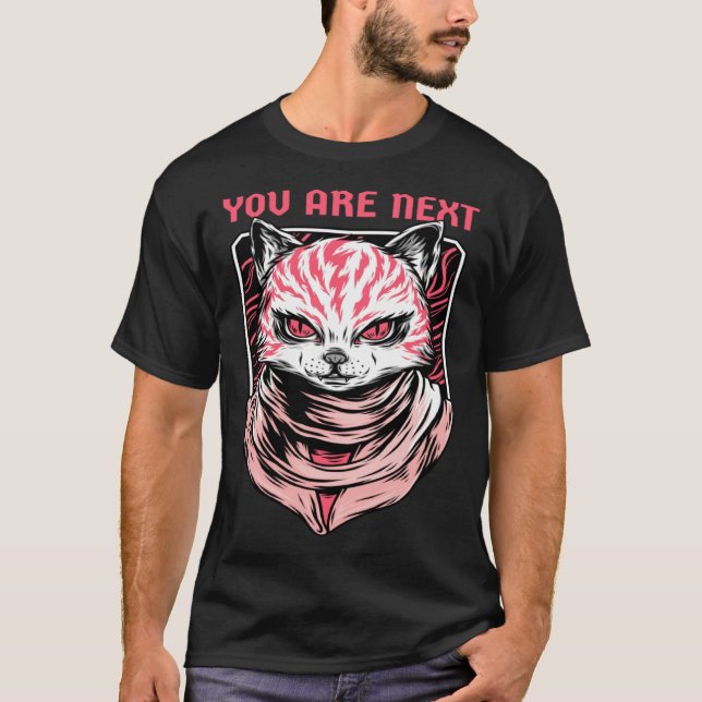 Camiseta Cats Are Evil  Demon Kitty  You Are Next (Frente)