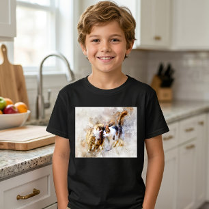 Camiseta Cats Best Friends Forever Watercolor