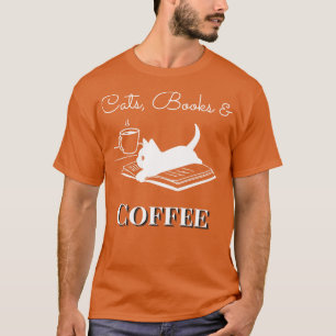Camiseta Cats Books Café