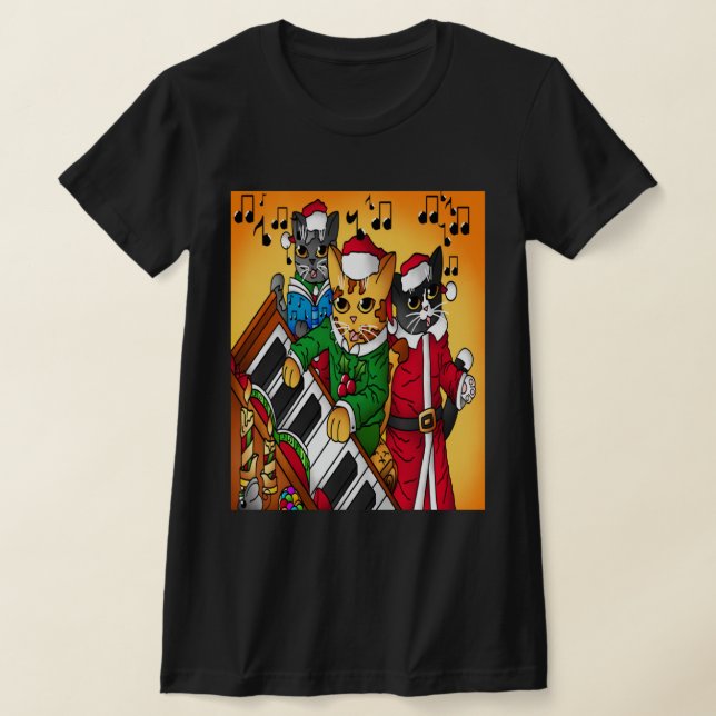 Camiseta Cats de Natal (Postura )