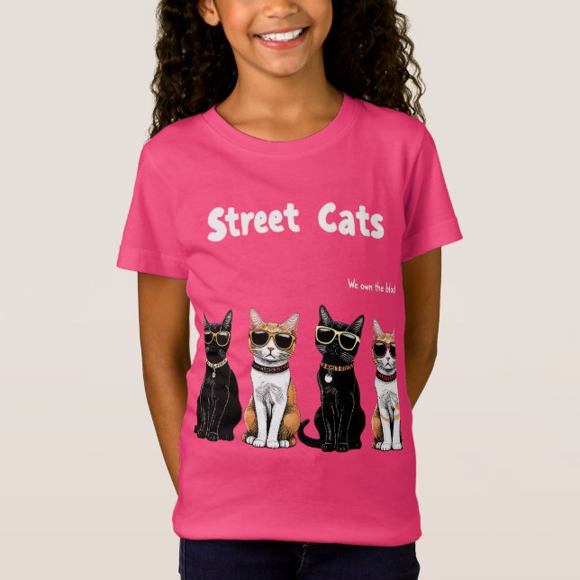 Camiseta Cats de rua (Frente)