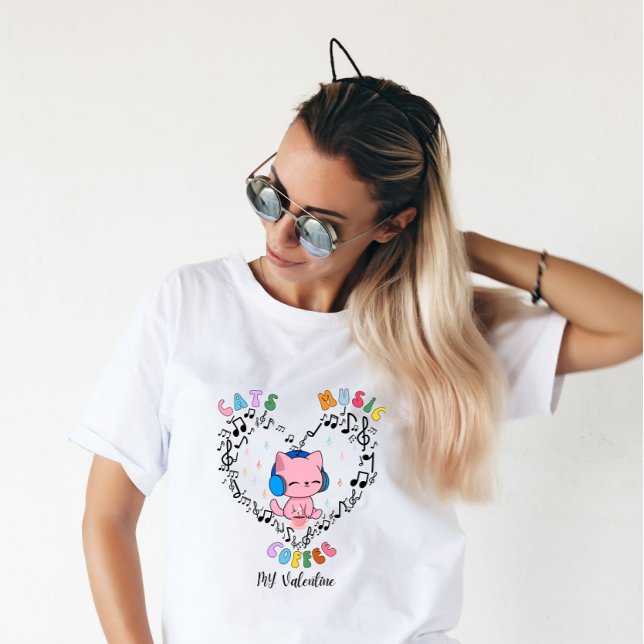 Camiseta Cats Music Café Meu Namorados (Criador carregado)